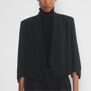 Aritzia Babaton Power Short Blazer in Black Size 0